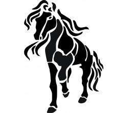 Stencil Schablone Pferd